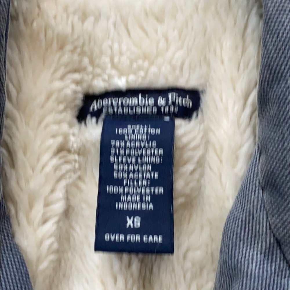 Abercrombie & Fitch | washed out gray blue coat - Picture 2 of 8